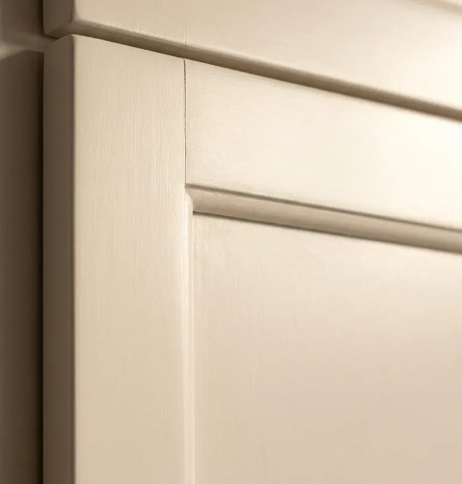 Cream painted cabinet door sample