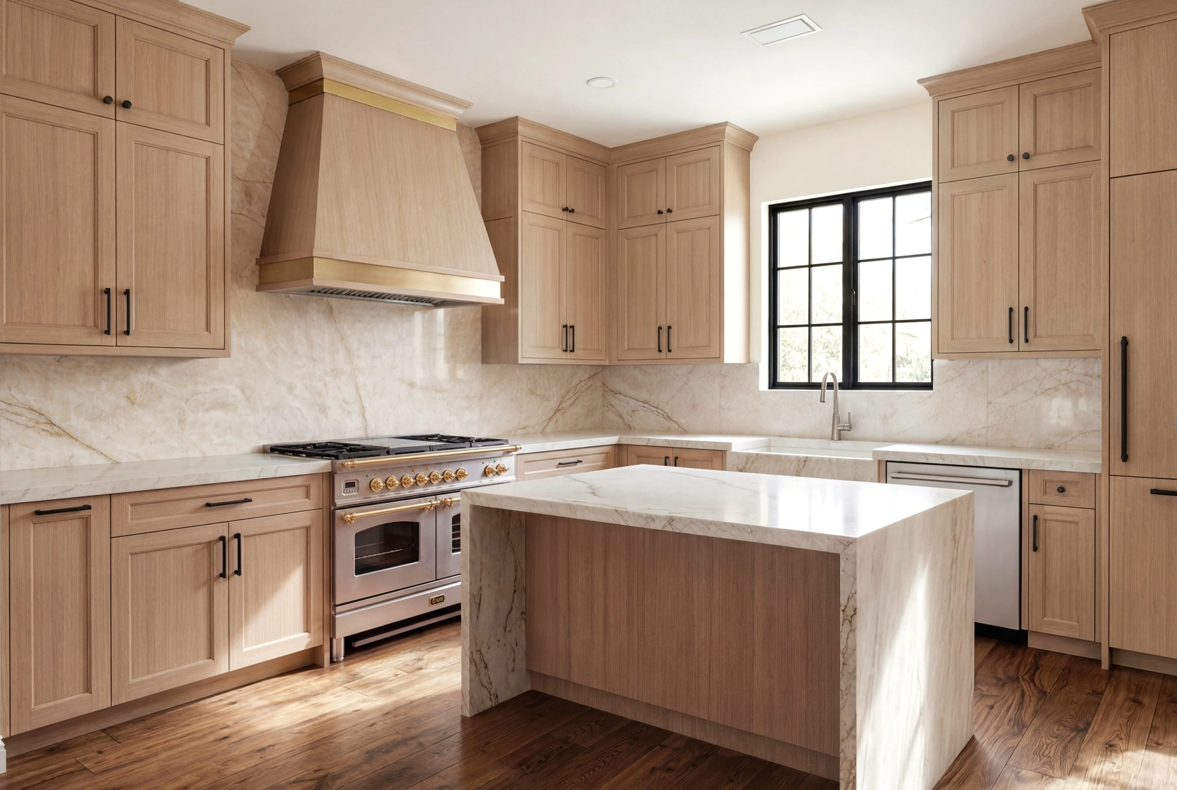After: the opened Hyde Park kitchen