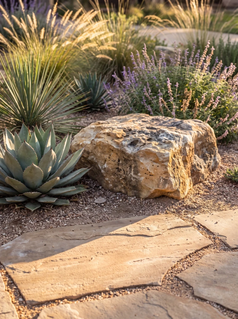 Finished Barton Hills landscaping detail