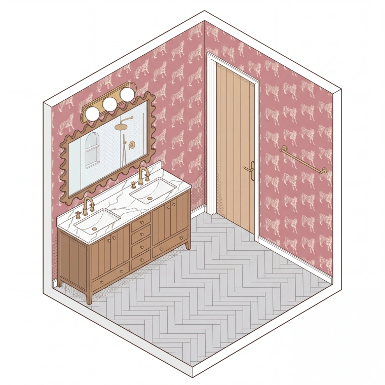 Zilker bathroom design 1